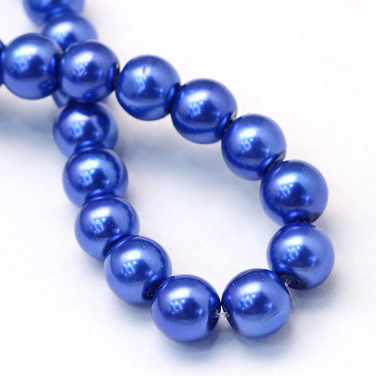 Baking Painted, 6~7mm, Royalblue