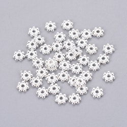 Mellandel Silverfärgad, 4x1.5mm, 25st