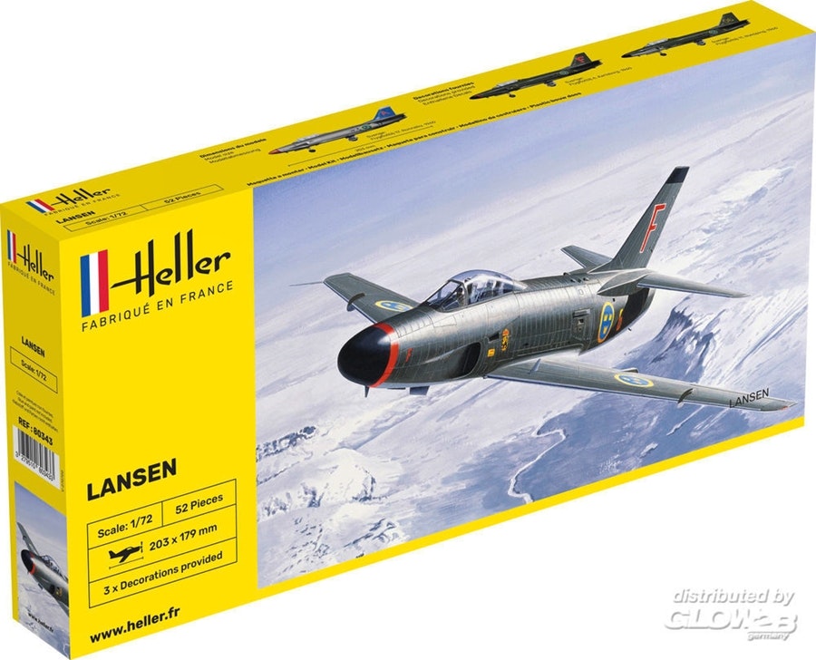 SAAB 32 Lansen, 1/72