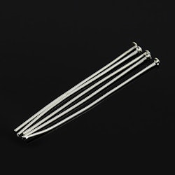 Hattpinnar, 50x0,7 mm, silver, 30 st