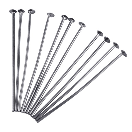 Hattpinnar, 45x0,7 mm, Gunmetall, 30 st