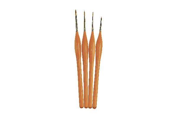 Penslar, HUMBROL Palpo, (000,0,2,4), Mårdhår