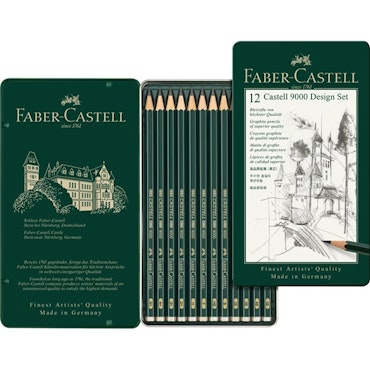 Blyertset Faber-Castell 9000 DESIGN SET