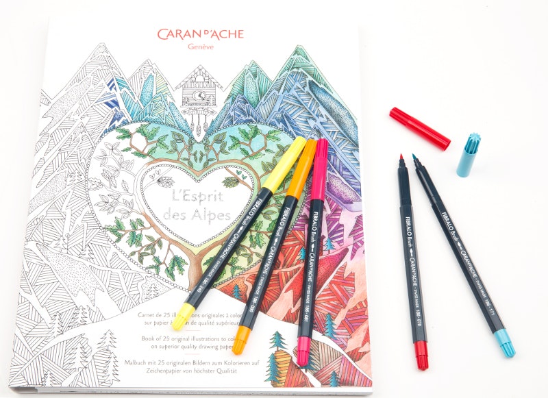 Fiberpennset Caran d´Ache FIBRALO 15 pennor
