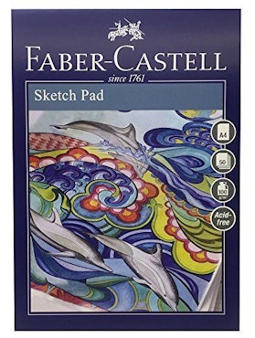 Skissblock Faber-Castell A4 Sketch Pad 100gr 50 ark