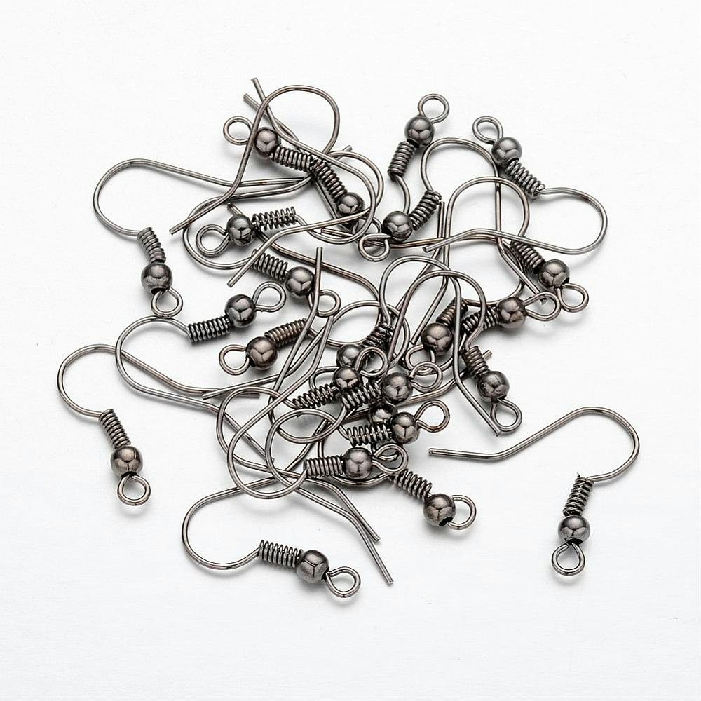 Örhängeskrokar, 18x0.8mm, Nickel Fri, 30st