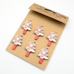 Wooden clip, Christmas Tree