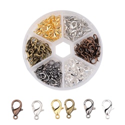 Klolås, 12x7mm, Nickel fri