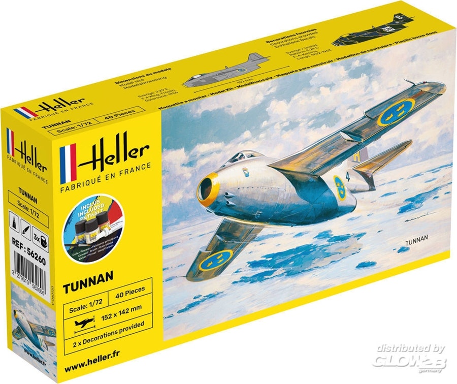 SAAB Tunnan, 1:72, Svenska Dekaler