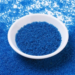 MIYUKI, Japanese Seed Beads, Round, 11/0, Matte Transparent Capri Blue