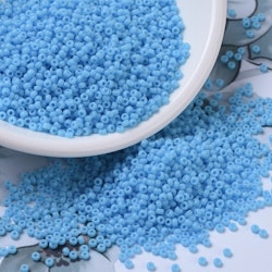 MIYUKI, Japanese Seed Beads, Round, 11/0, Opaque Turquoise Blue