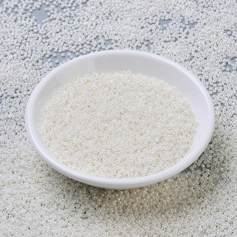 MIYUKI, Japanese Seed Beads, Round, 11/0, Antique Ivory Pearl Ceylon
