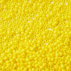 MIYUKI, Japanese Seed Beads, Round, 11/0, Opaque Yellow