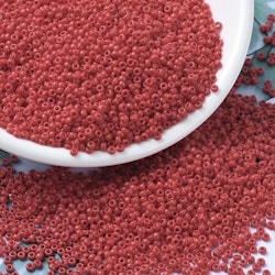 MIYUKI, Japanese Seed Beads, Round, 11/0, Opaque Red