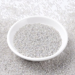 MIYUKI, Japanese Seed Beads, Round, 11/0, Silverlined Crystal AB