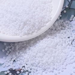 MIYUKI, Japanese Seed Beads, Round, 11/0, Opaque White