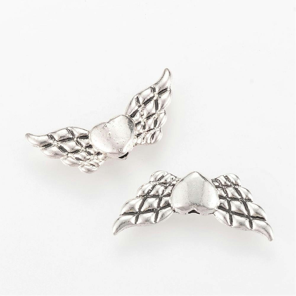 Mellandel, Änglavingar, 9x22x3mm, 10st