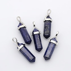Naturell Lapis Lazuli, Hänge, 36~45x12mm, 1st
