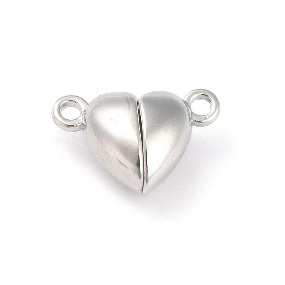 Magnetlås, 15x9.5x6mm, Hjärta 2st