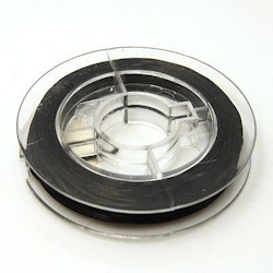 Elastisk tråd, 0,8mm, 10 meter, Svart