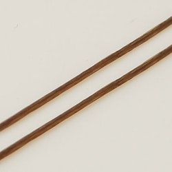 Elastisk tråd, 0,8mm, 10 meter, Kokosnöts Brun
