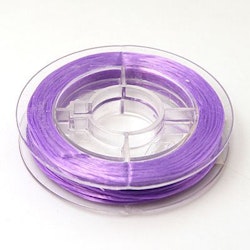 Elastisk tråd, 0,8mm, 10 meter, Medium lila