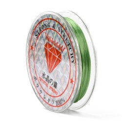 Elastisk tråd, 0,8mm, 10 meter, Grön