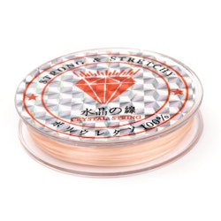 Elastisk tråd, 0,8mm, 10 meter, PeachPuff