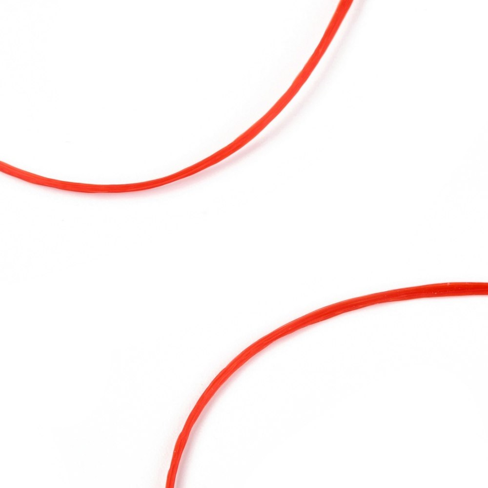 Elastisk tråd, 0,8mm, 10 meter, Röd
