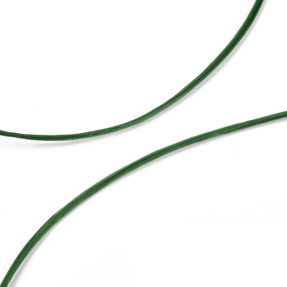 Elastisk tråd, 0,8mm, 10 meter, Mörk grön