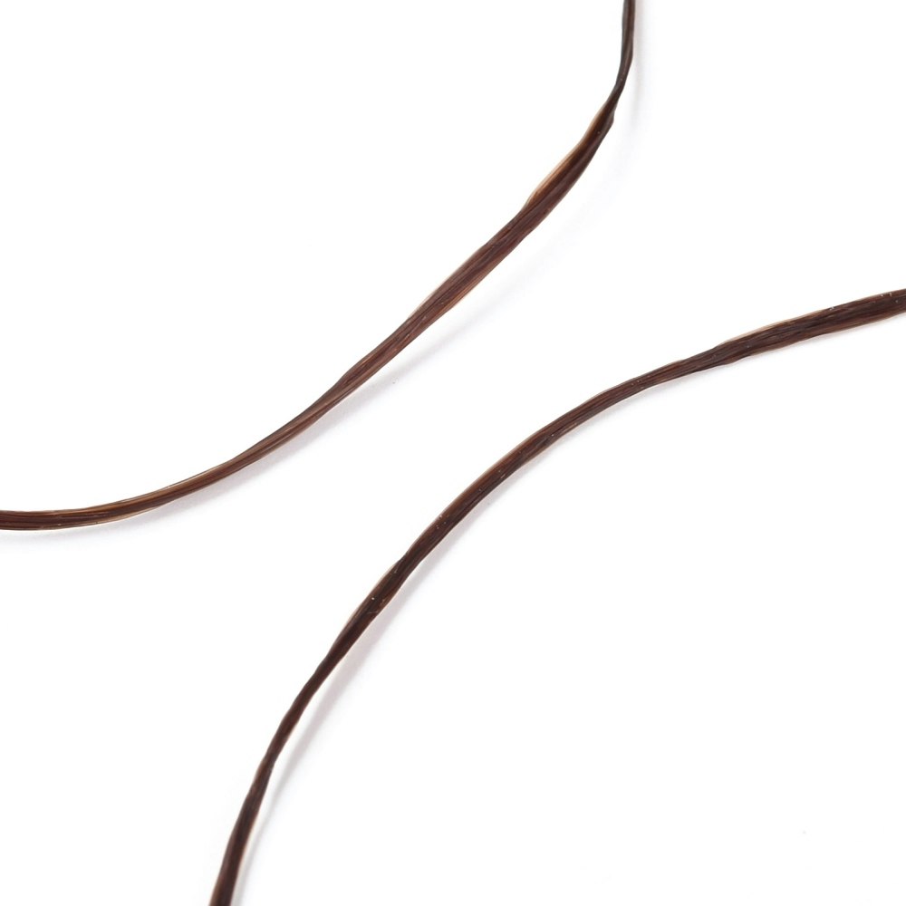 Elastisk tråd, 0,8mm, 10 meter, Coffee