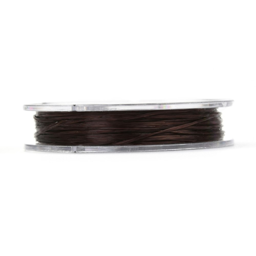 Elastisk tråd, 0,8mm, 10 meter, Coffee