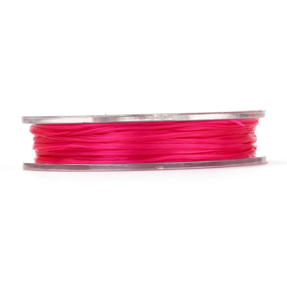 Elastisk tråd, 0,8mm, 10 meter, Crimson