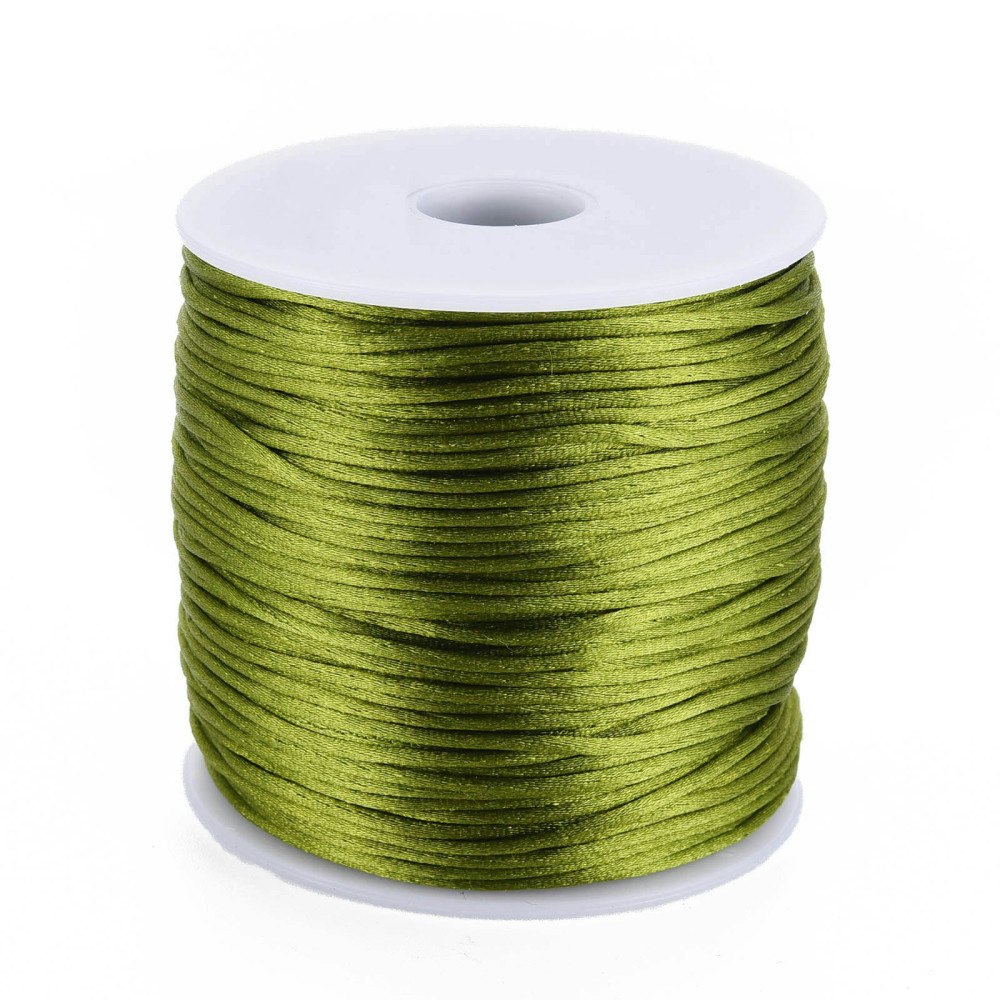 Nylontråd, 1mm, 70 meter, Olive Drab