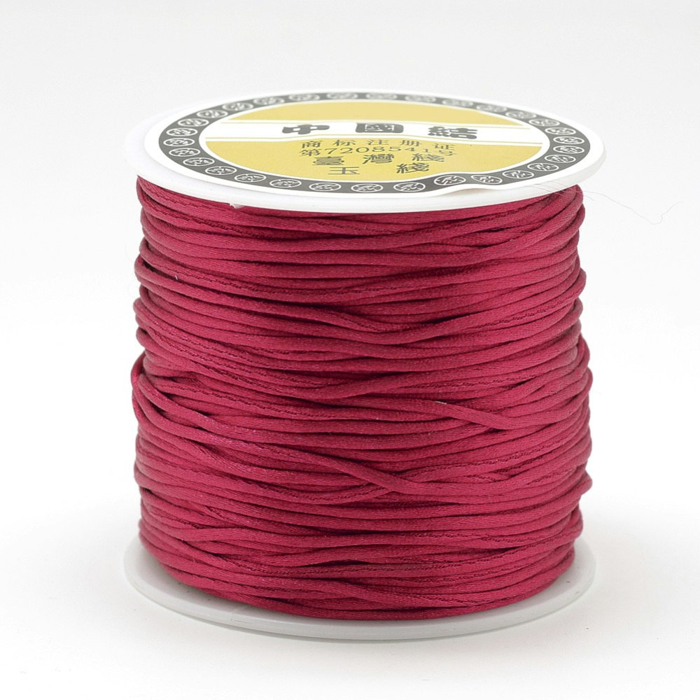 Nylontråd, 1mm, 70 meter, Cerise