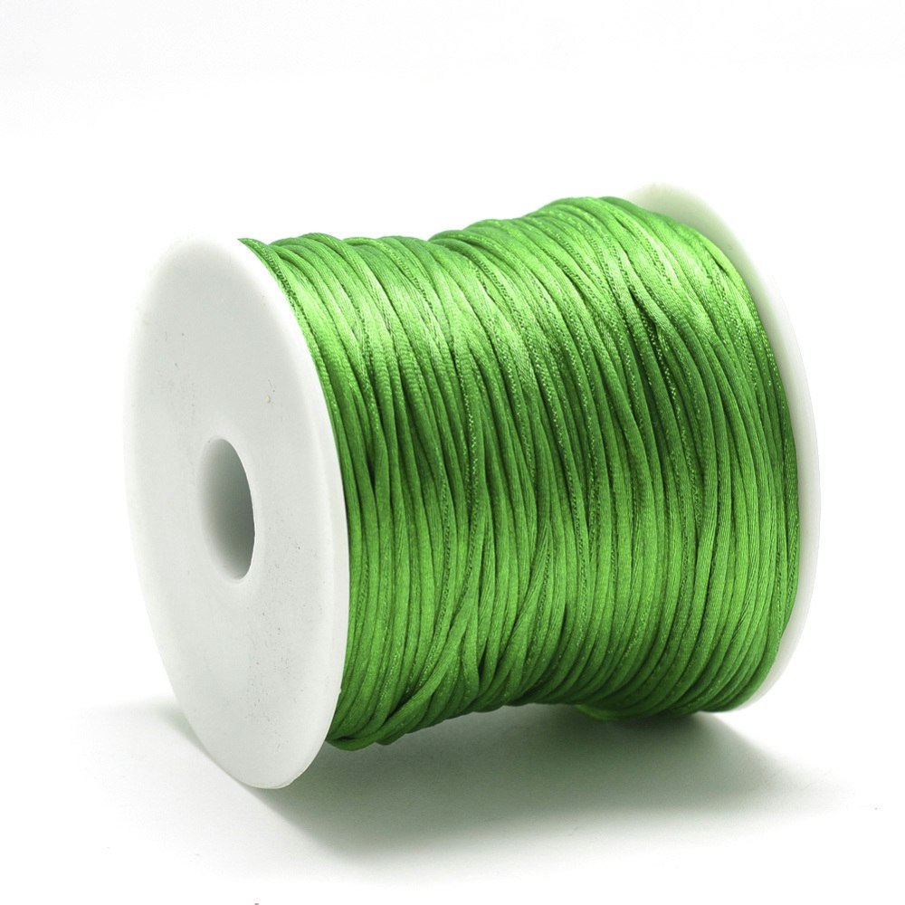 Nylontråd, 1mm, 70 meter, Lime grön