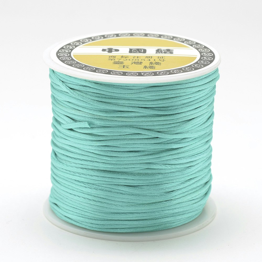 Nylontråd, 1mm, 70 meter, Light Sea Green