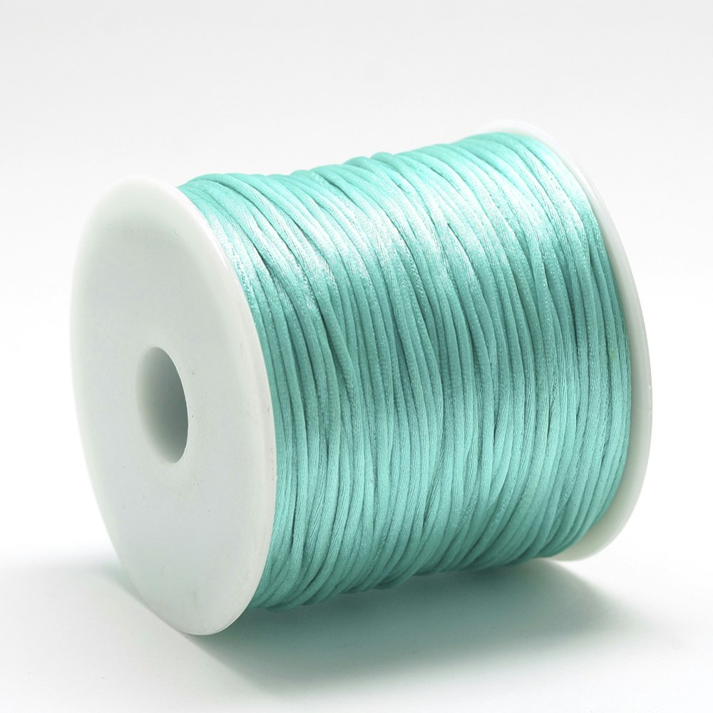Nylontråd, 1mm, 70 meter, Light Sea Green