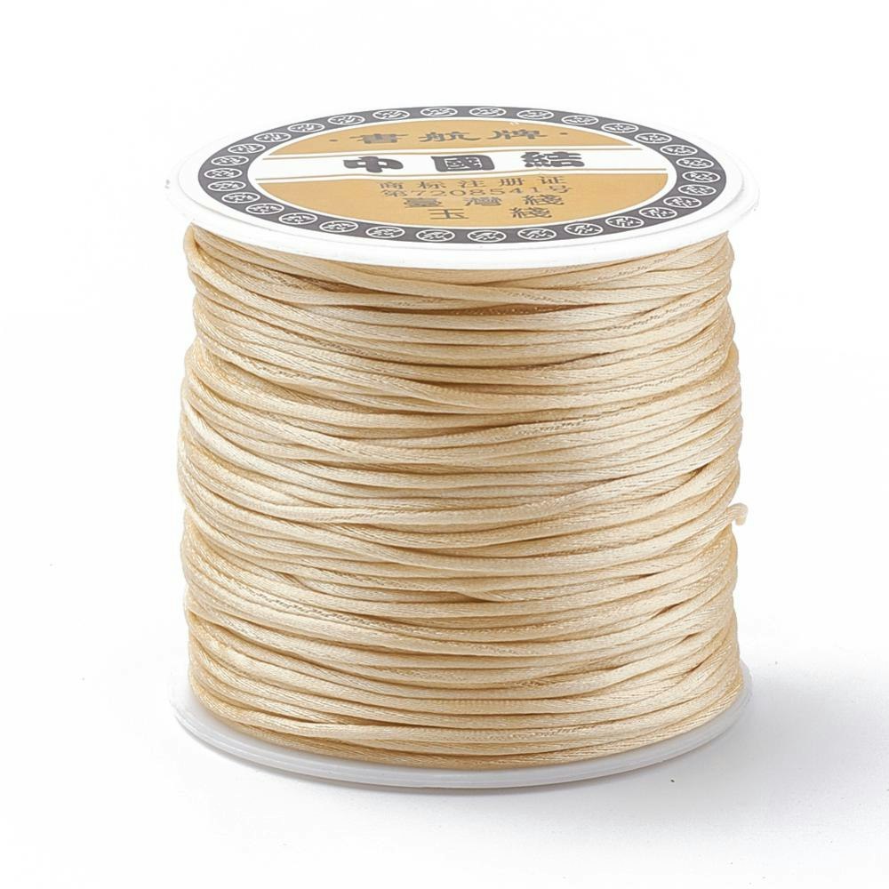 Nylontråd, 1mm, 70 meter, Light Khaki