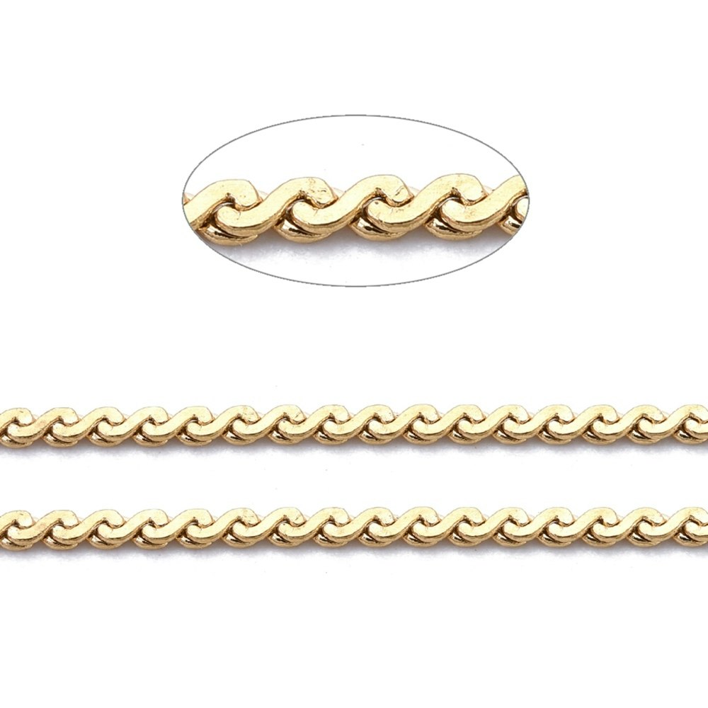 Kedja, Rostfritt stål, 0.8x0.3mm
