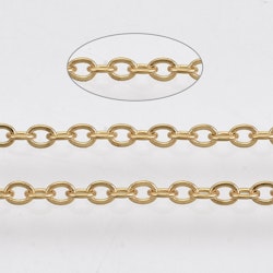 Kedja, Rostfritt stål, 3.5x2x0.5mm