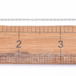 Kedja, Rostfritt stål, 1.6x1.3x0.3mm