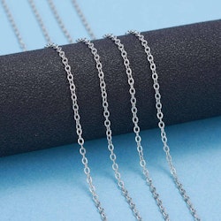 Kedja, Rostfritt stål, 1.6x1.3x0.3mm
