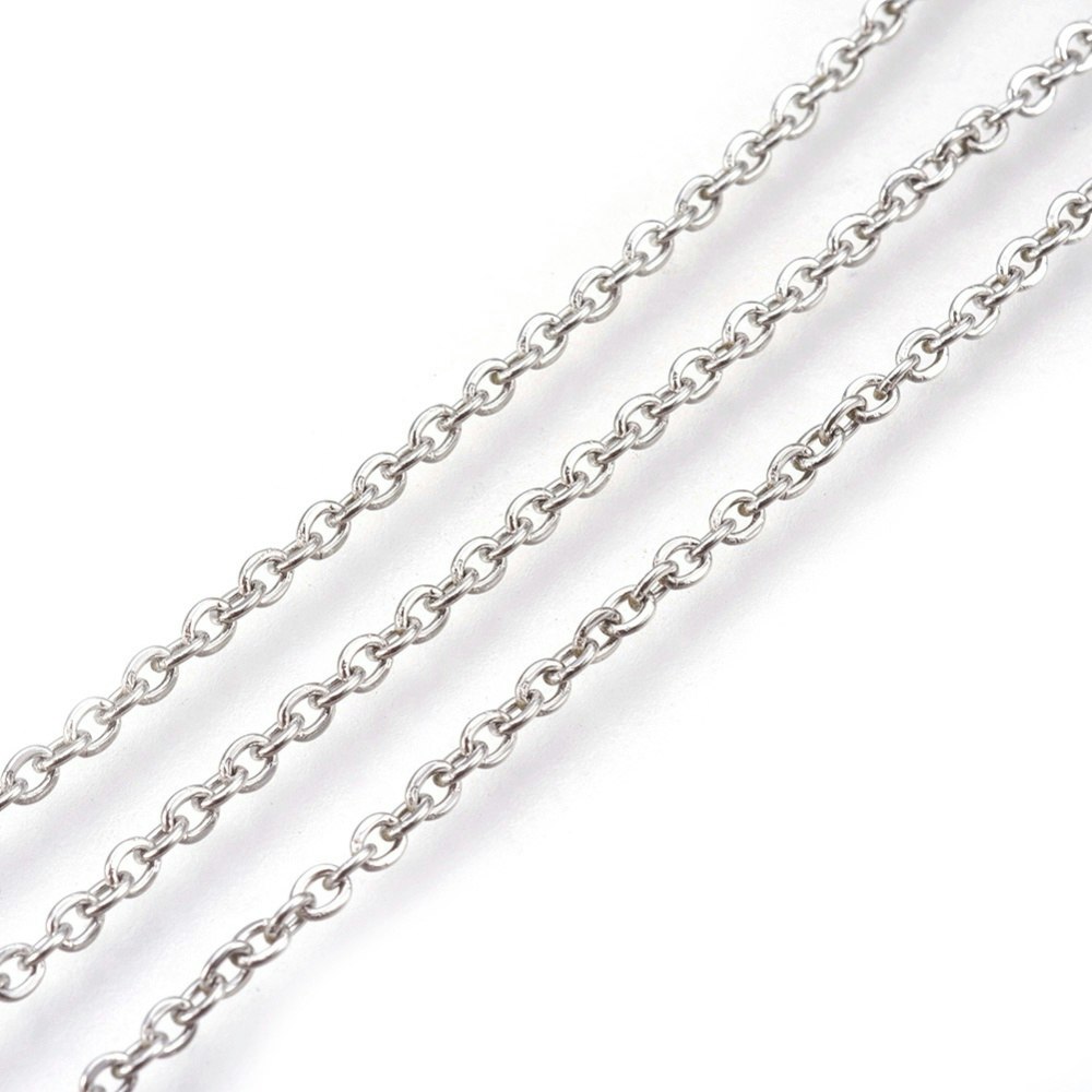 Kedja, Rostfritt stål, 3x2x0.5mm