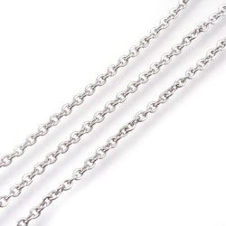 Kedja, Rostfritt stål, 3x2x0.5mm