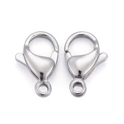 Klolås, Rostfritt stål, 13x8mm, 10st