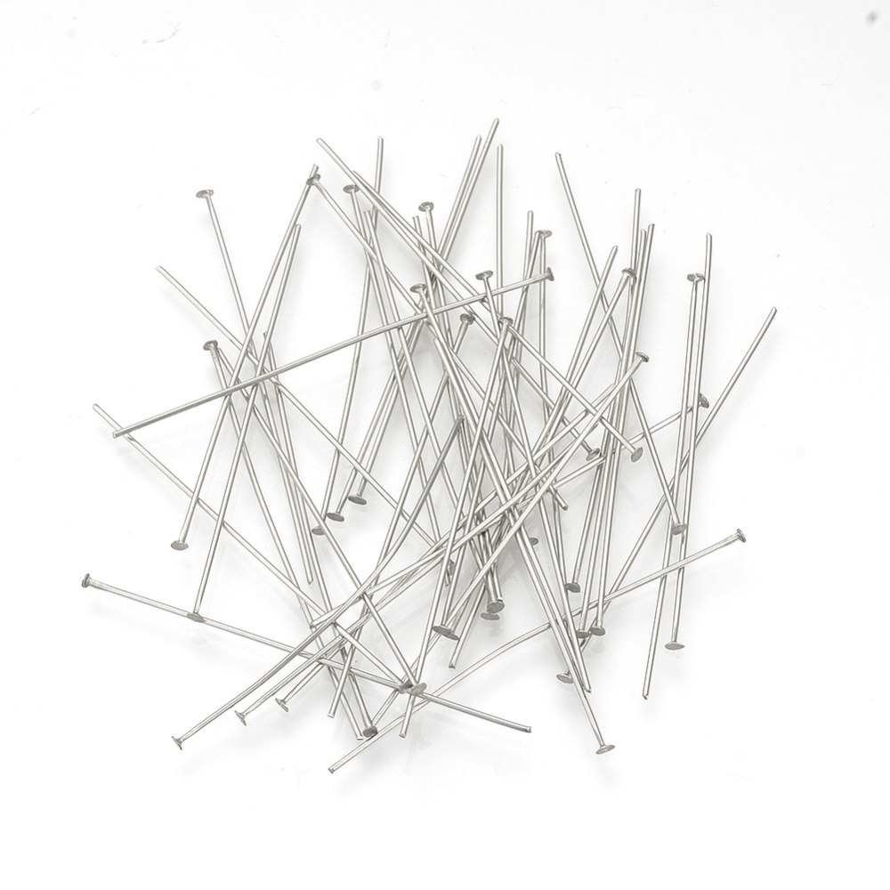Hattpinnar, Rostfritt stål, 30x0,7mm, 30 st