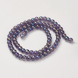 Glaspärlor, DarkSlate Blue, 8mm