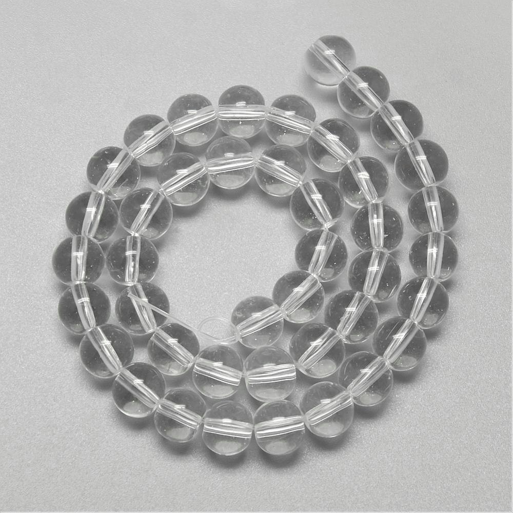 Glaspärlor, Clear, 4mm
