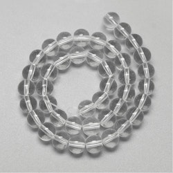 Glaspärlor, Clear, 4mm